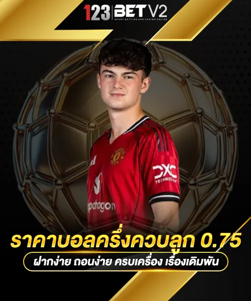 ราคาบอลครึ่งควบลูก 0.75